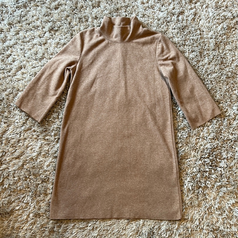 Zara sweater dress size S, camel